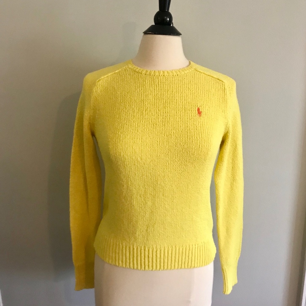POLO NWT Yellow Sweater